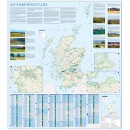 Golf Map of Scotland Collins
